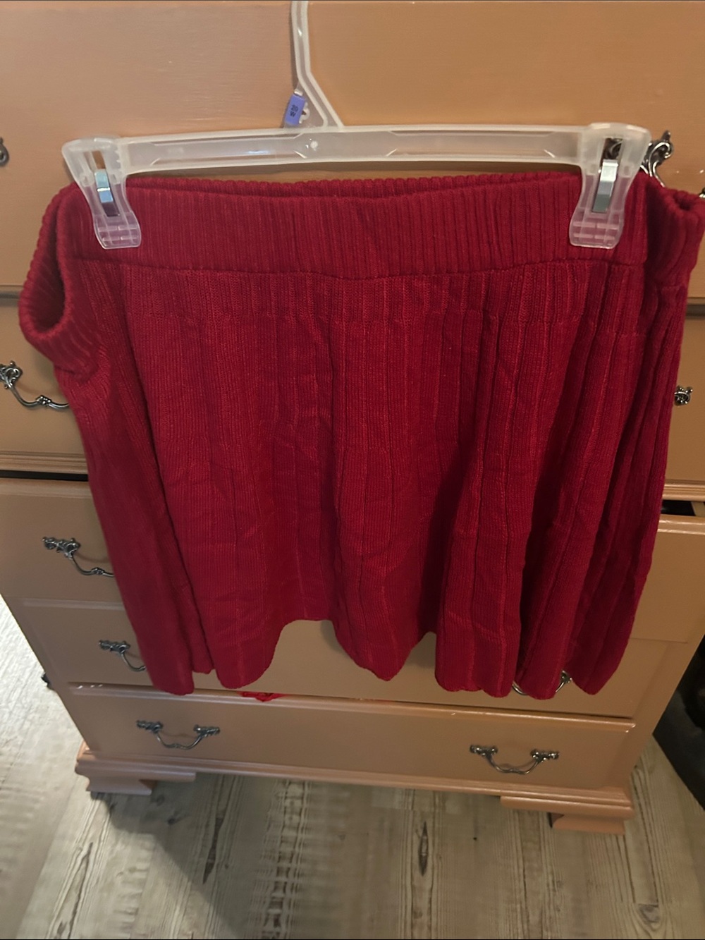 torrid Red Knit Skater Skirt